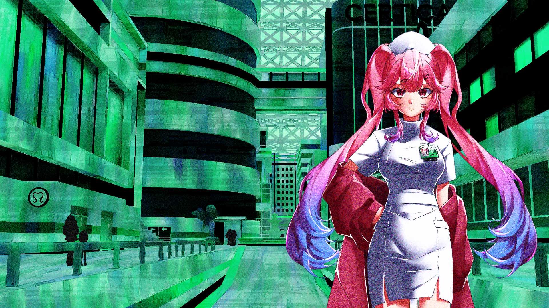 jicca standing inside witness atrium